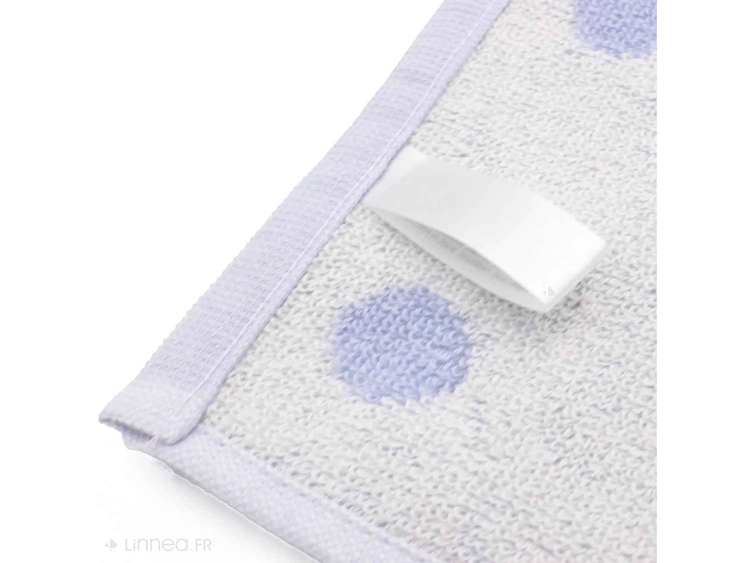 Lot de 2 torchons de cuisine éponge 50x50 cm coton SPOT II bleu