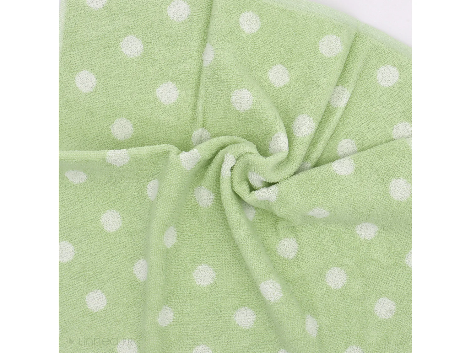 Lot de 2 torchons de cuisine éponge 50x50 cm coton SPOT II vert