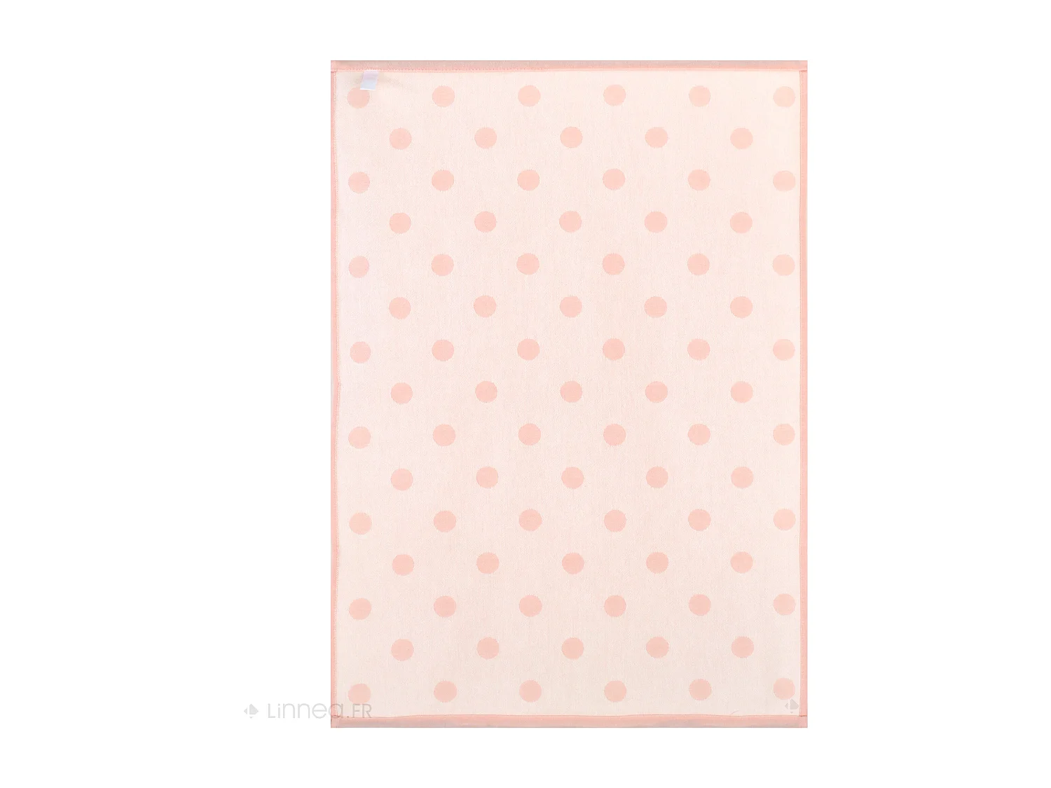 Lot de 2 torchons de cuisine toile 50x70 cm coton SPOT II rose