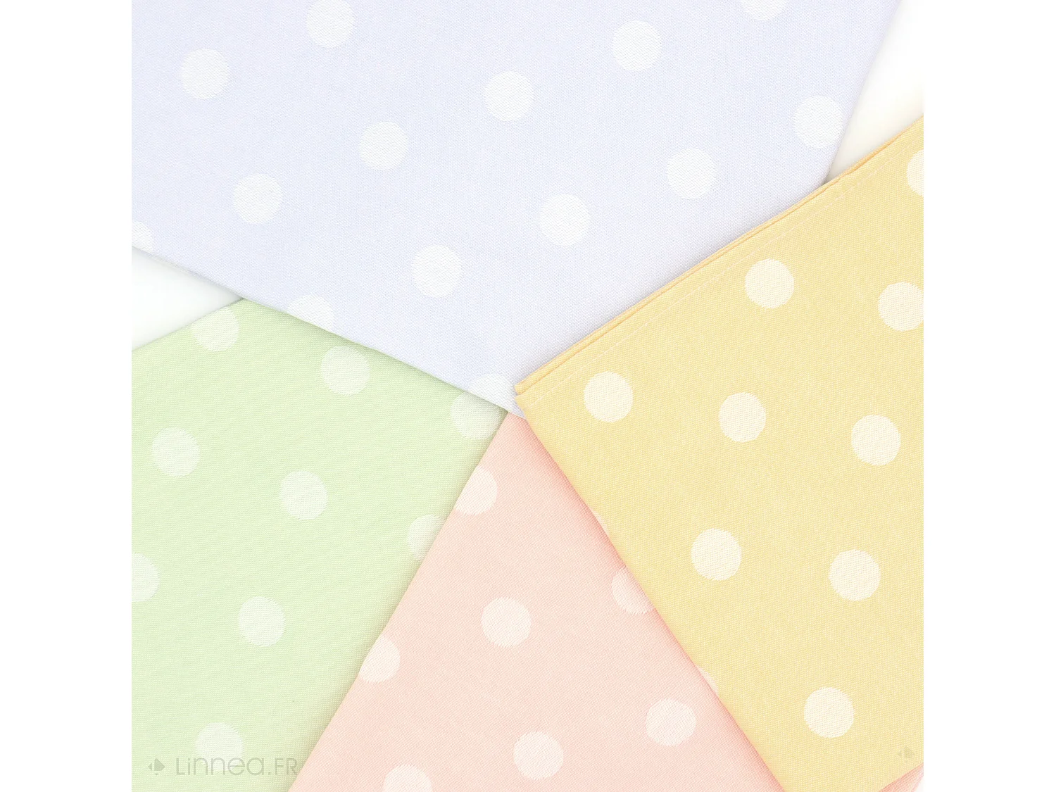 Lot de 2 torchons de cuisine toile 50x70 cm coton SPOT II rose