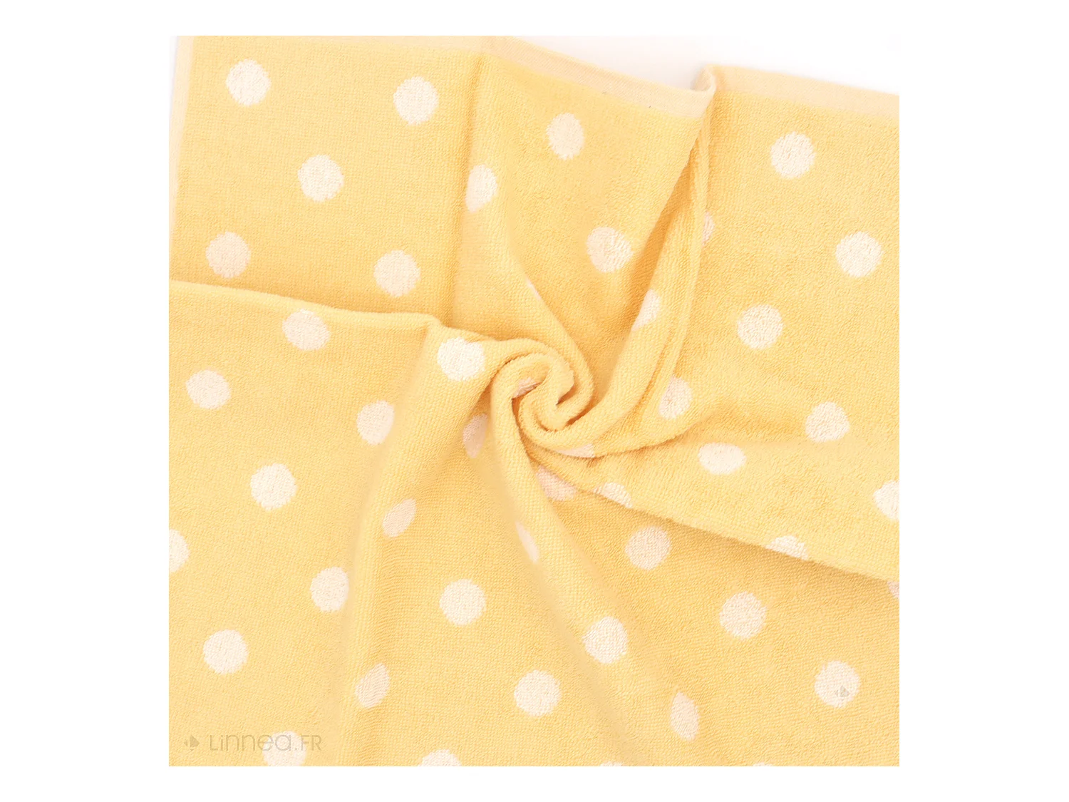 Lot de 2 torchons de cuisine éponge 50x50 cm coton SPOT II jaune