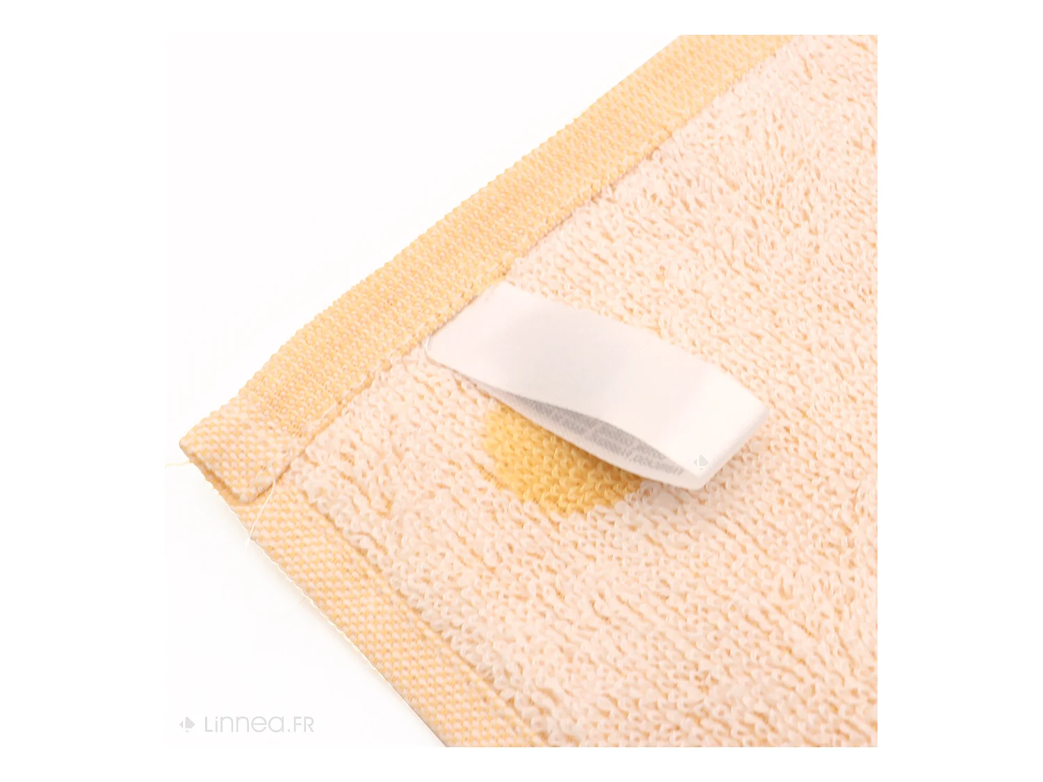 Lot de 2 torchons de cuisine éponge 50x50 cm coton SPOT II jaune