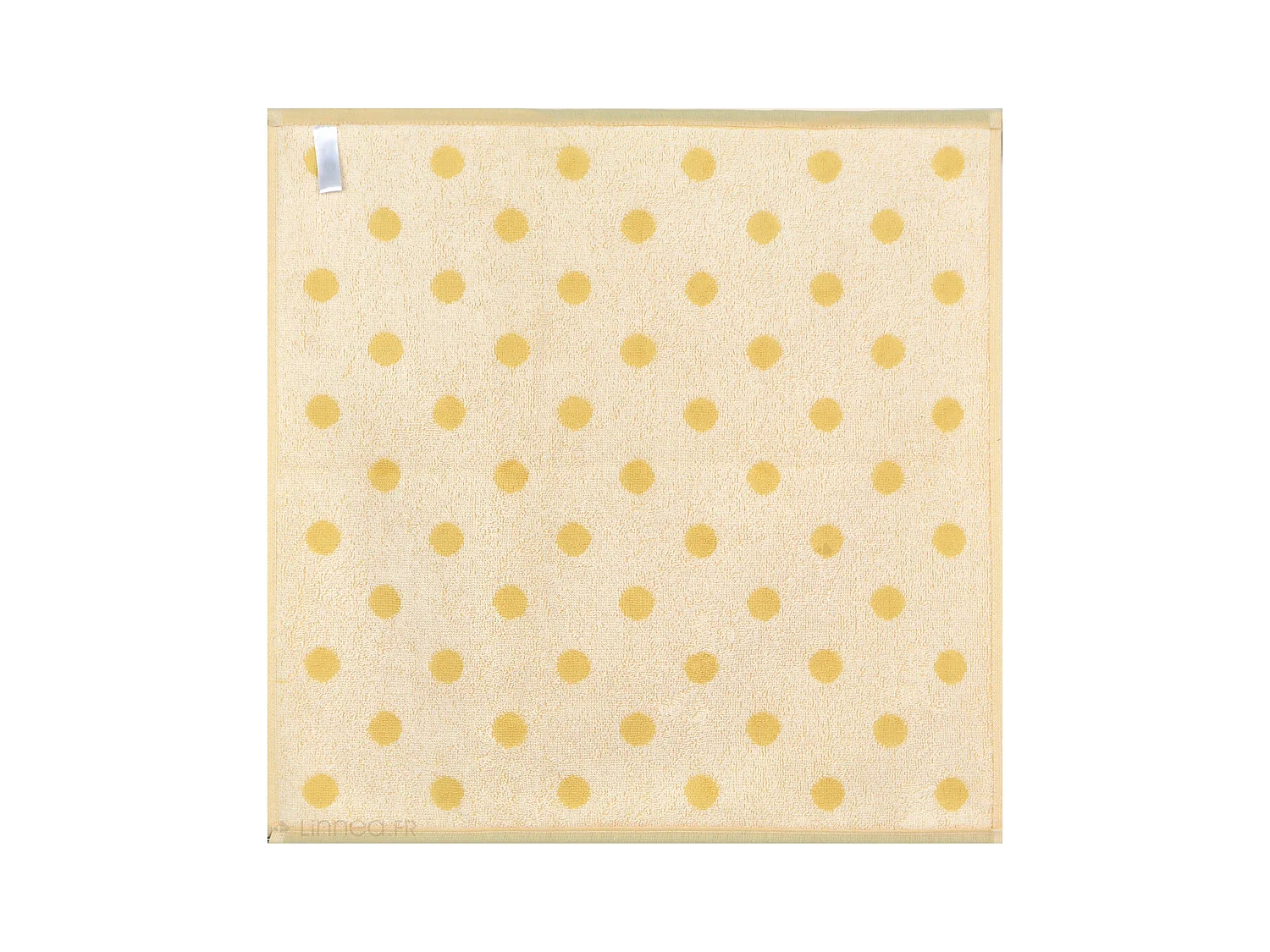 Lot de 2 torchons de cuisine éponge 50x50 cm coton SPOT II jaune