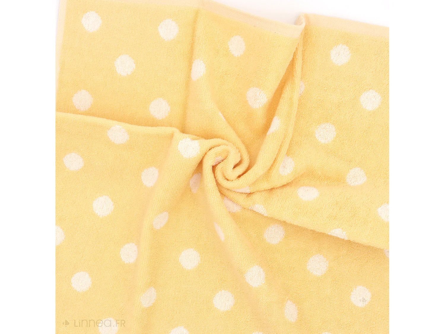 Lot de 2 torchons de cuisine éponge 50x50 cm coton SPOT II jaune