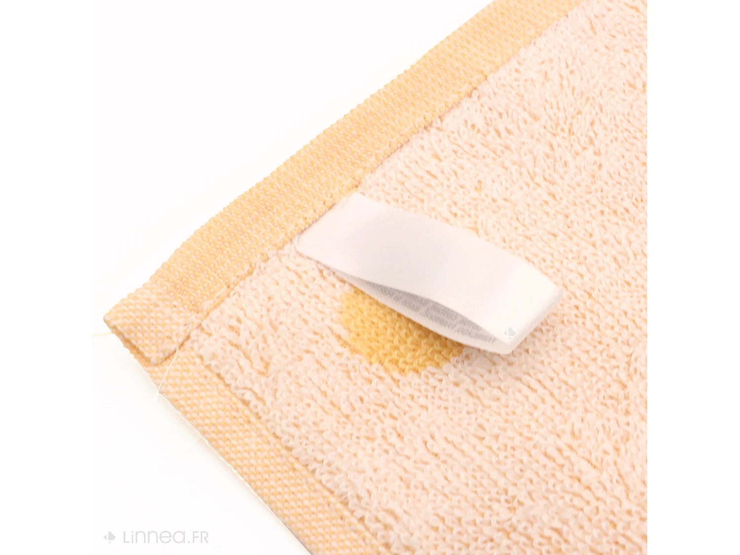 Lot de 2 torchons de cuisine éponge 50x50 cm coton SPOT II jaune