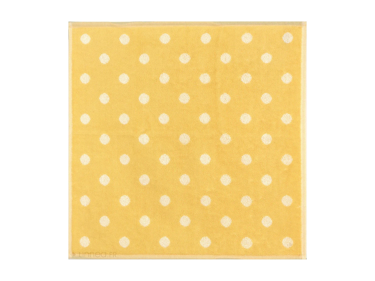 Lot de 2 torchons de cuisine éponge 50x50 cm coton SPOT II jaune