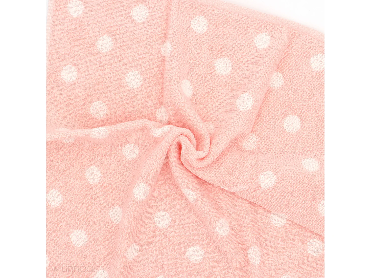 Lot de 2 torchons de cuisine éponge 50x50 cm coton SPOT II rose