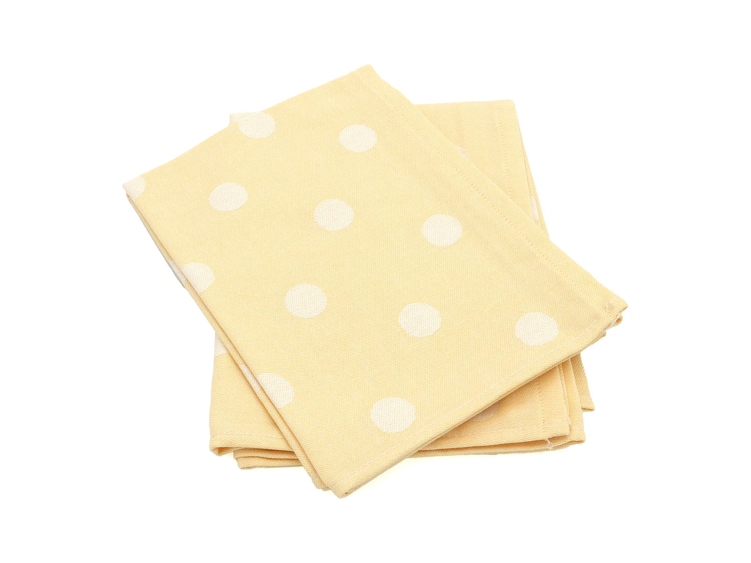 Lot de 2 torchons de cuisine toile 50x70 cm coton SPOT II jaune