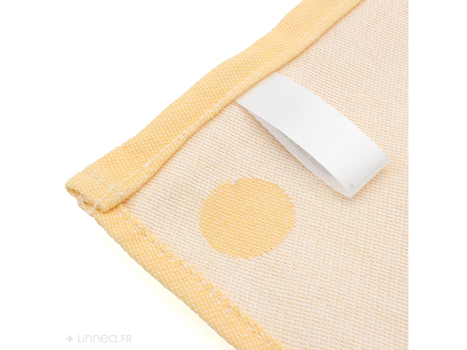 Lot de 2 torchons de cuisine toile 50x70 cm coton SPOT II jaune