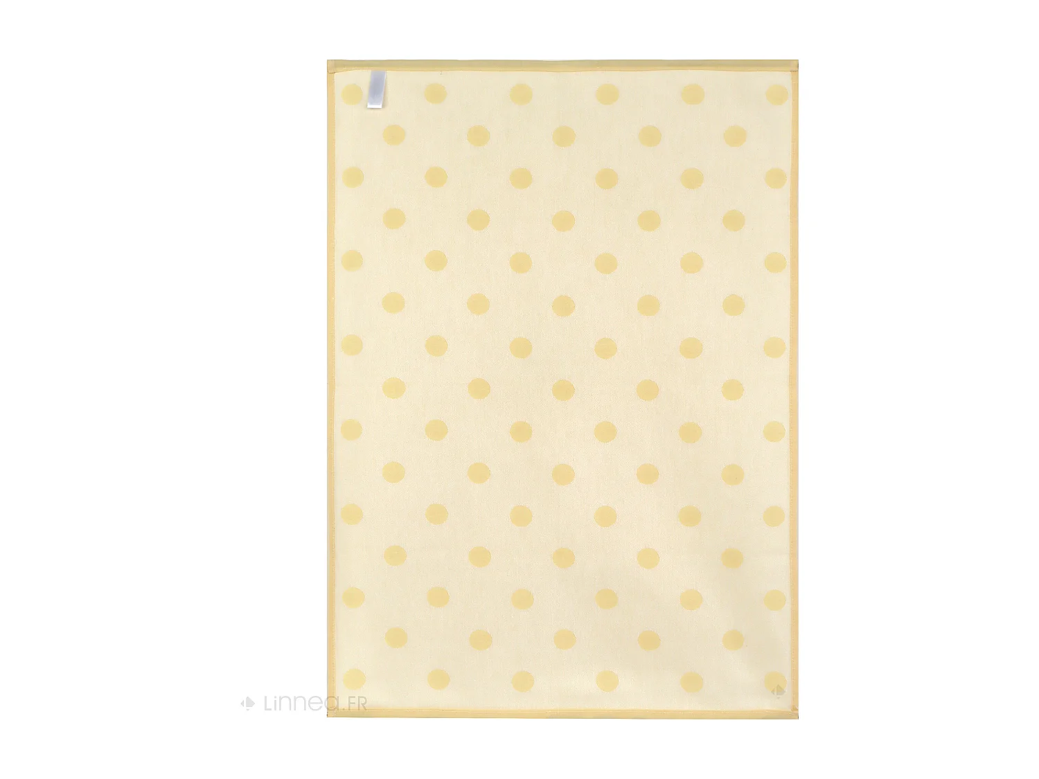 Lot de 2 torchons de cuisine toile 50x70 cm coton SPOT II jaune