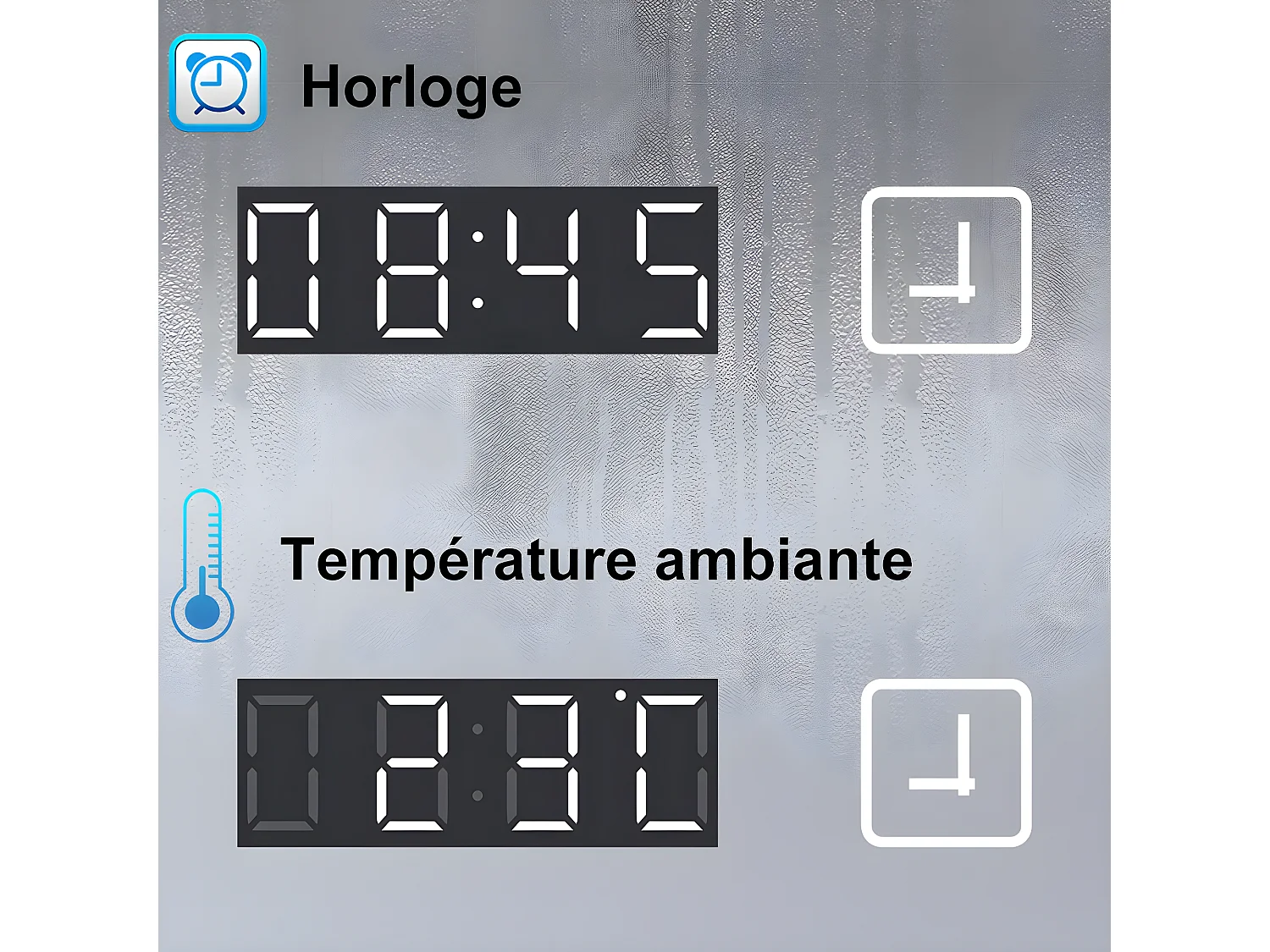 Miroir Salle de Bain LED avec Bluetooth 120x70cm, Horloge+3 Couleurs Dimmable+Anti-buée Aica