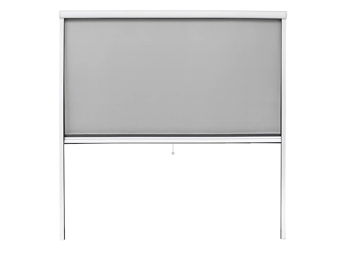 Moustiquaire fenêtre enroulable 160x160cm en aluminium ECD Germany
