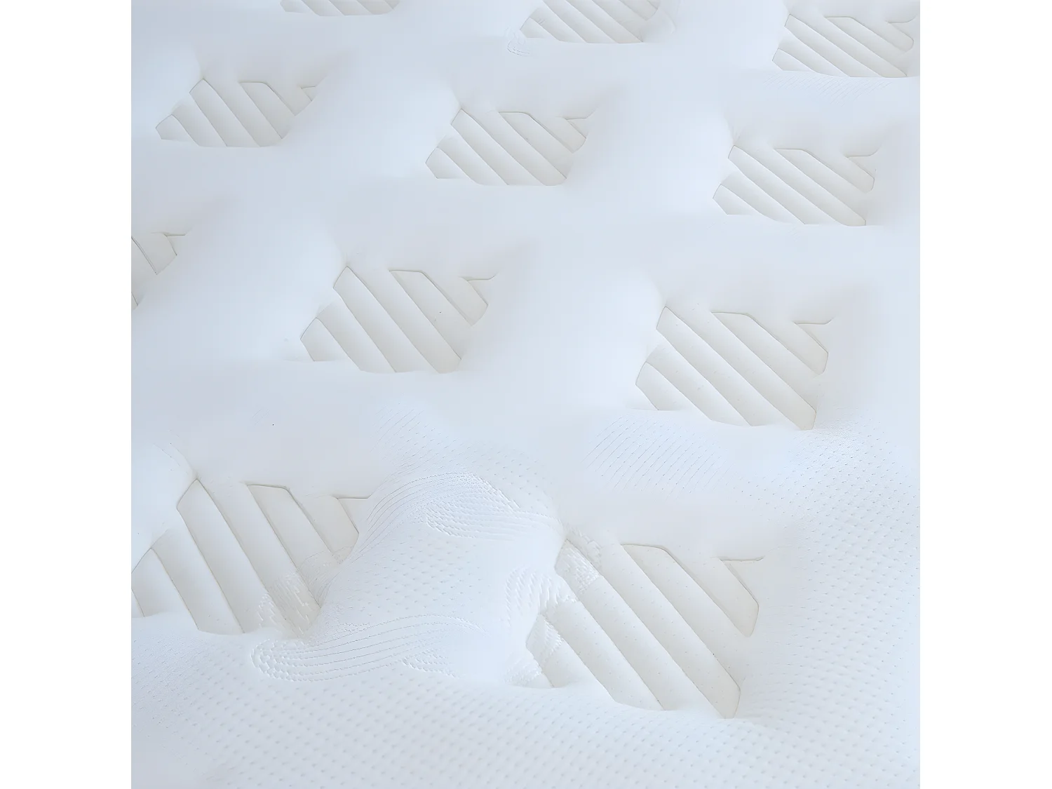 BELLECOUR LITERIE | Ensemble CELESTIN 140x190 cm | Matelas Mémoire de forme + Sommier Bois | Ferme