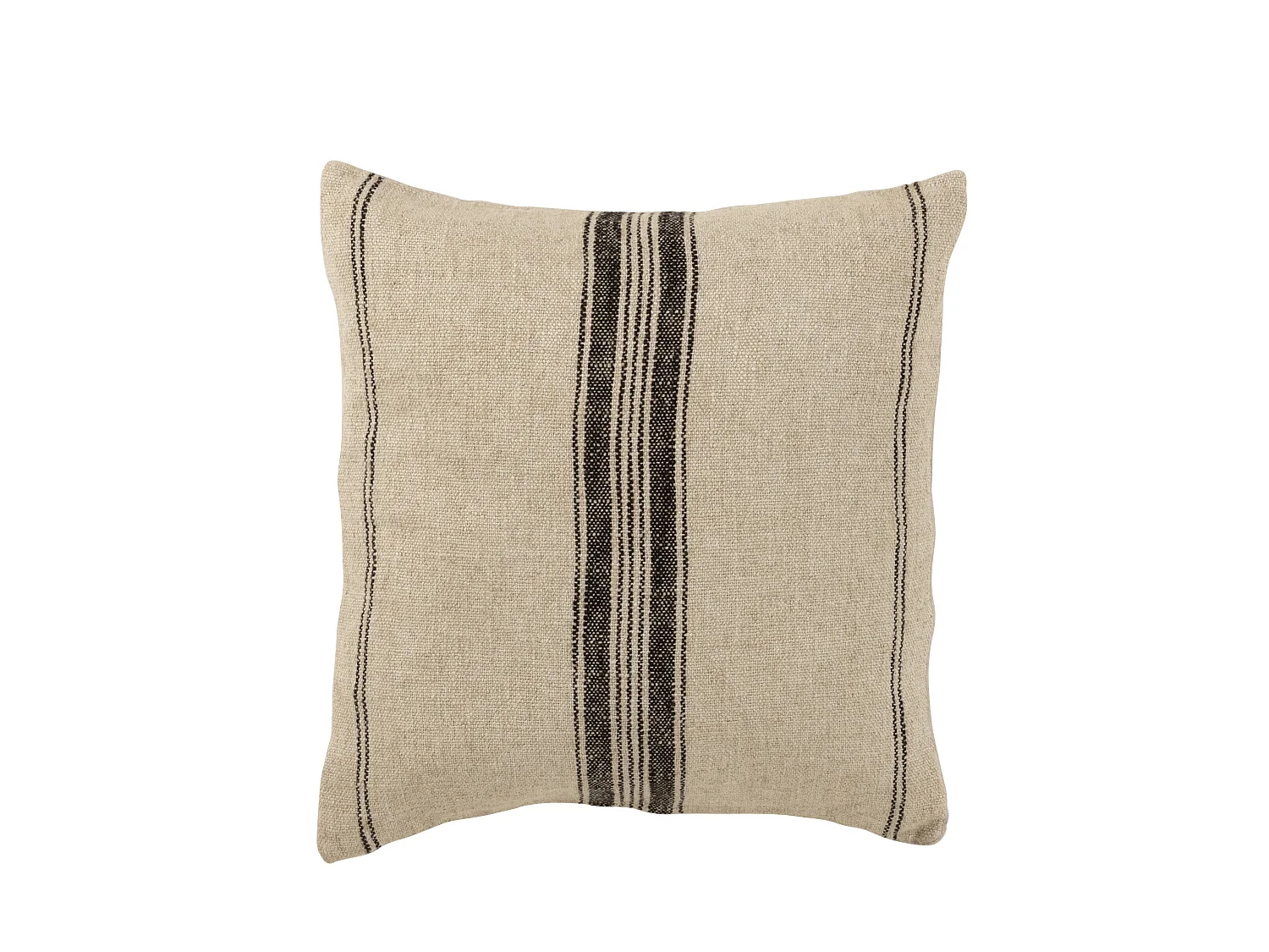 Coussin Déco Lignes "Paolo" 45x45cm Naturel