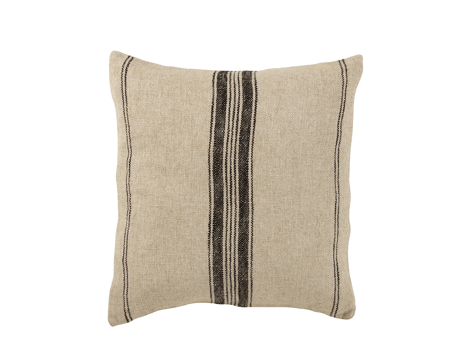 Coussin Déco Lignes "Paolo" 45x45cm Naturel