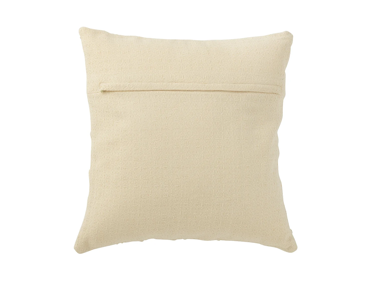 Coussin Déco "Fleur" 43x43cm Blanc