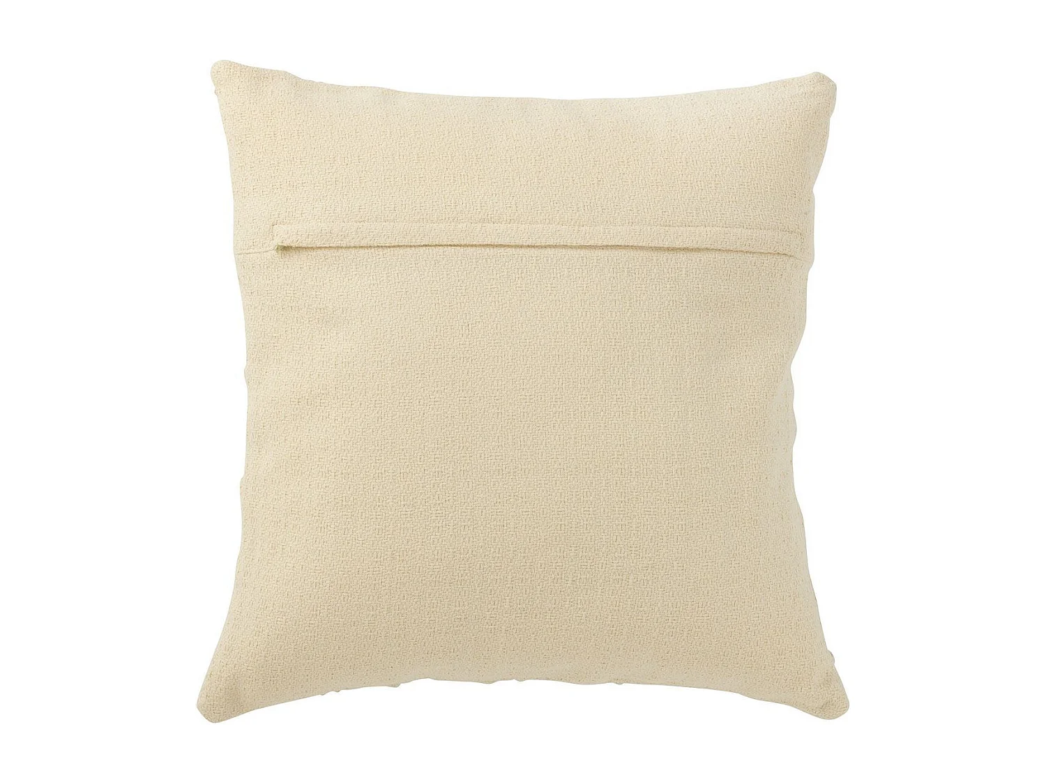 Coussin Déco "Fleur" 43x43cm Blanc