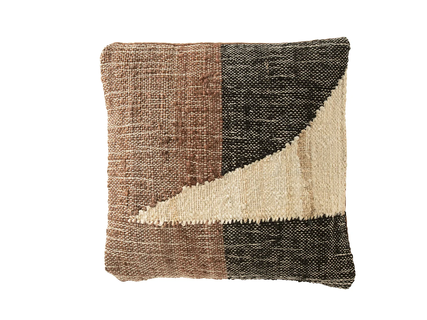 Coussin Déco "Dakar" 48x48cm Marron