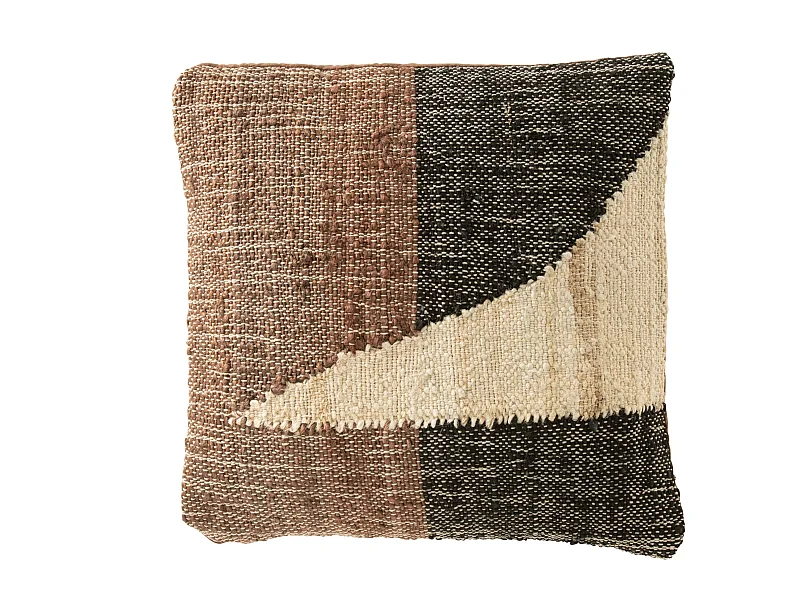 Coussin Déco "Dakar" 48x48cm Marron