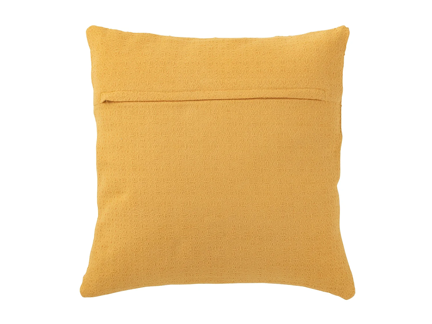 Coussin Déco "Fleur" 43x43cm Ocre