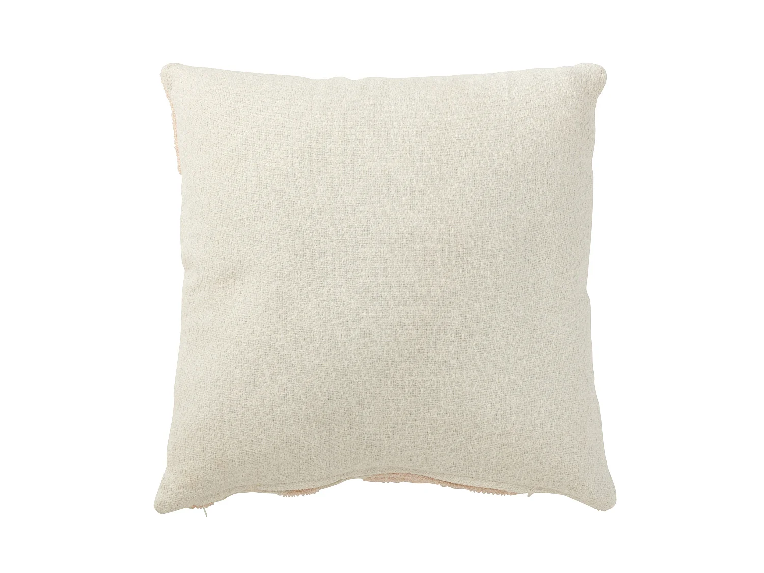 Coussin Déco "Géométrique" 43x43cm Saumon