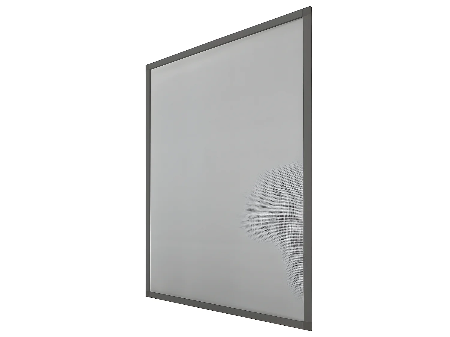 Moustiquaire pour fenêtre 120x140 cm cadre aluminium gris ECD Germany
