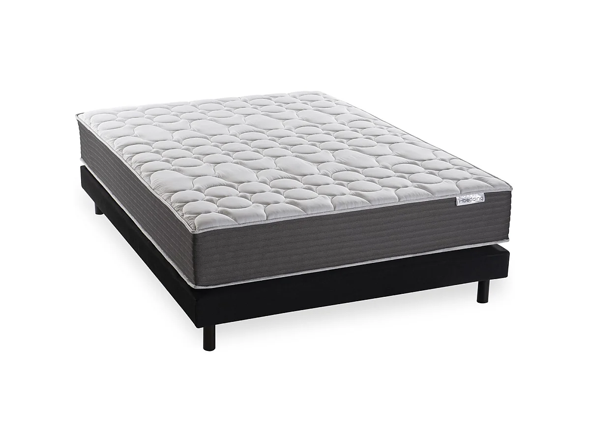 Matelas mémoire de forme 90x190 Memo HR Hbedding - Mousse ergonomique, mousse HR 35kg et mousse à effet mémoire de forme