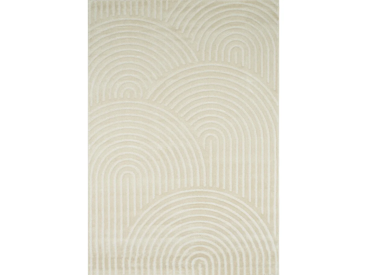 Tapis de salon - Crème - Graphique - Bianca - 200x290 cm