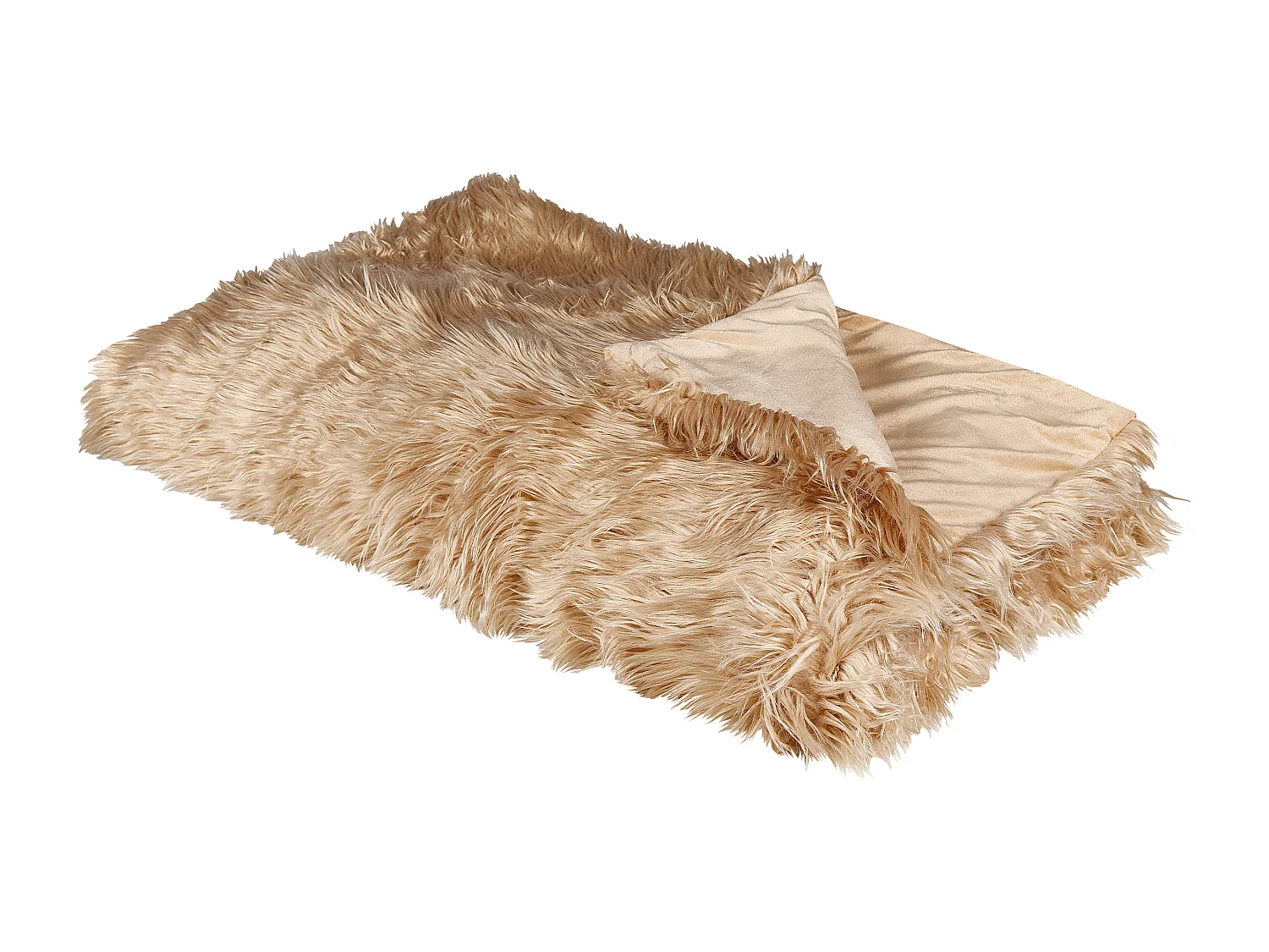 Sprei DELICE Stof 150 x 200 cm Lichtbruin