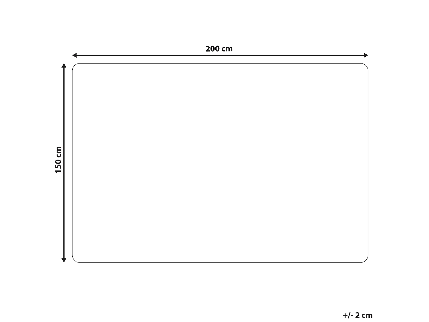 Sprei DELICE Stof 150 x 200 cm Lichtbruin