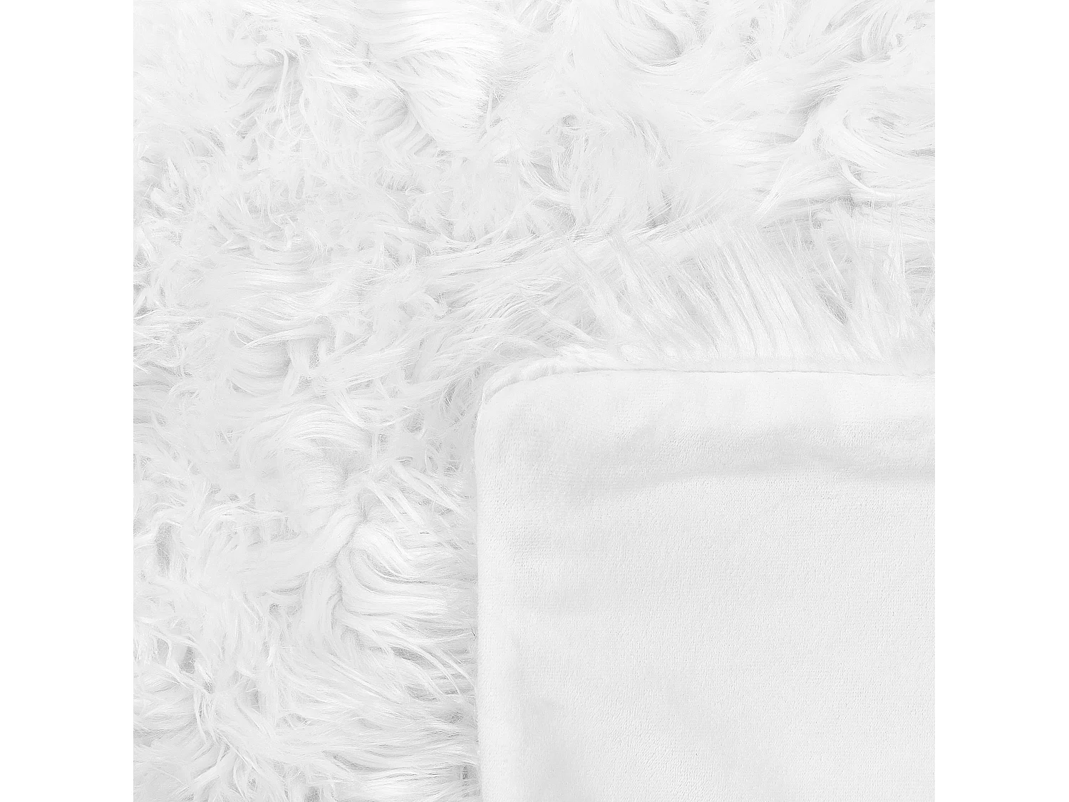 Couvre-lits DELICE Tissu 150 x 200 cm Blanc