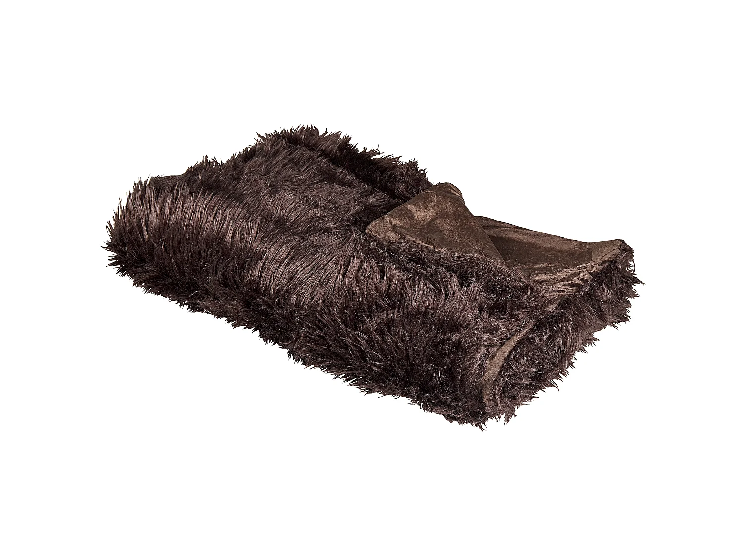 Couvre-lits DELICE Tissu 150 x 200 cm Marron