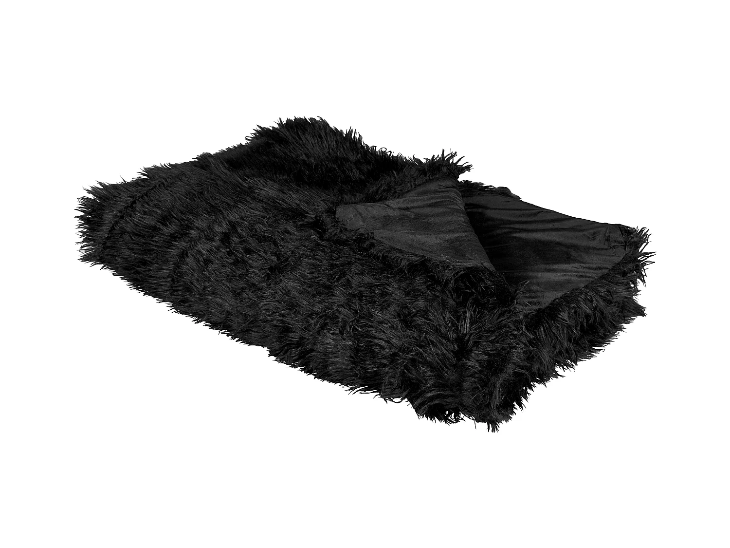 Couvre-lits DELICE Tissu 150 x 200 cm Noir