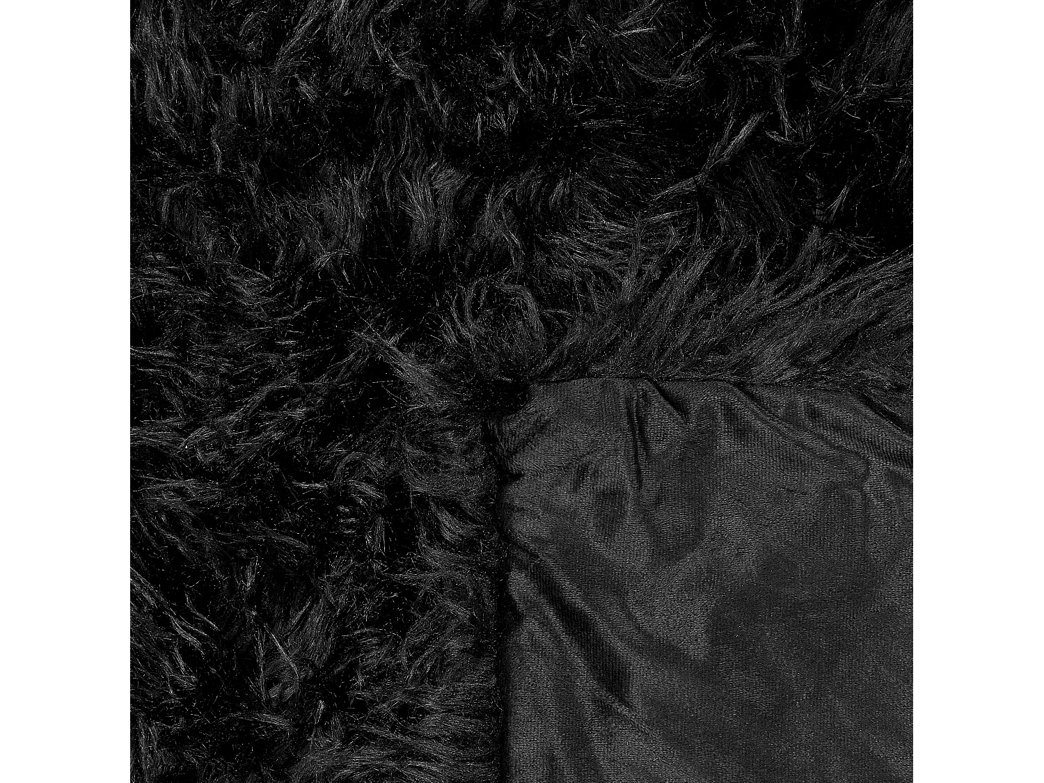 Sprei DELICE Stof 150 x 200 cm Zwart