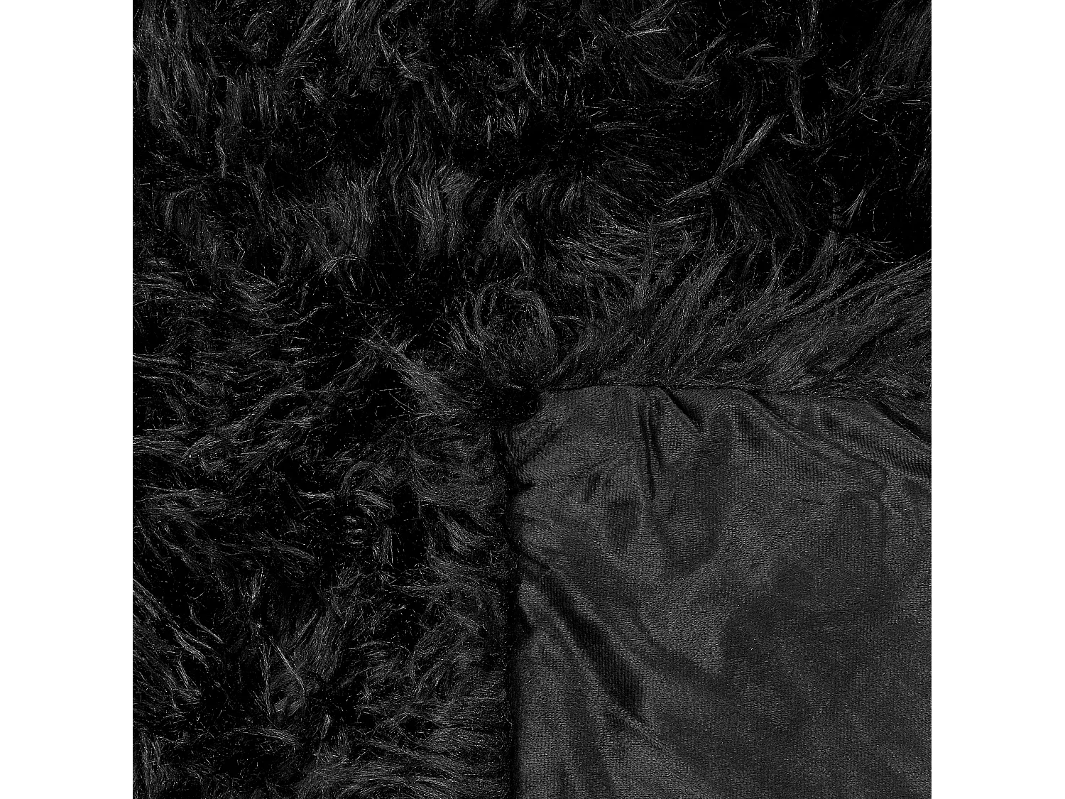 Colcha DELICE Tecido 150 x 200 cm Preto