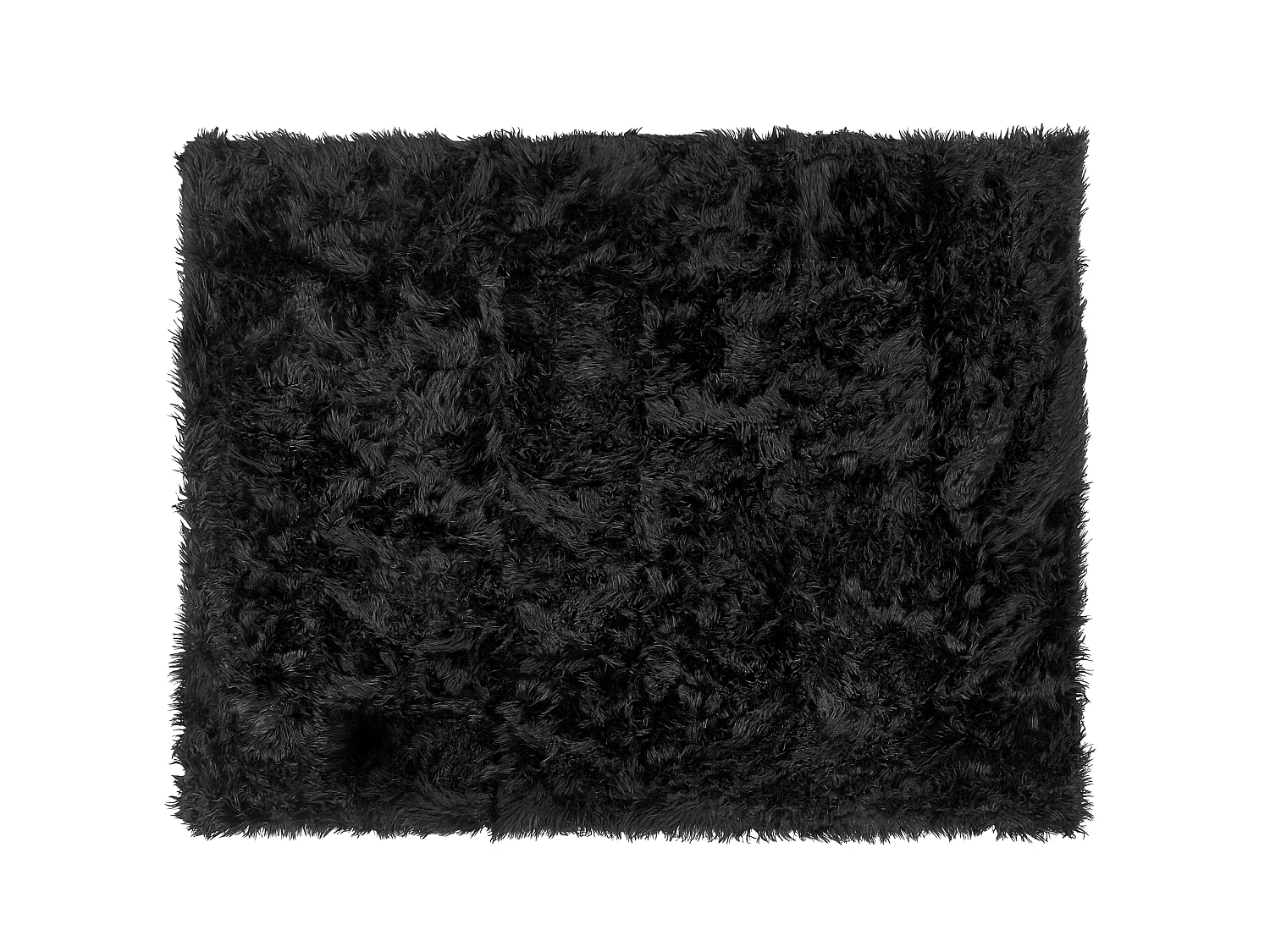 Couvre-lits DELICE Tissu 150 x 200 cm Noir