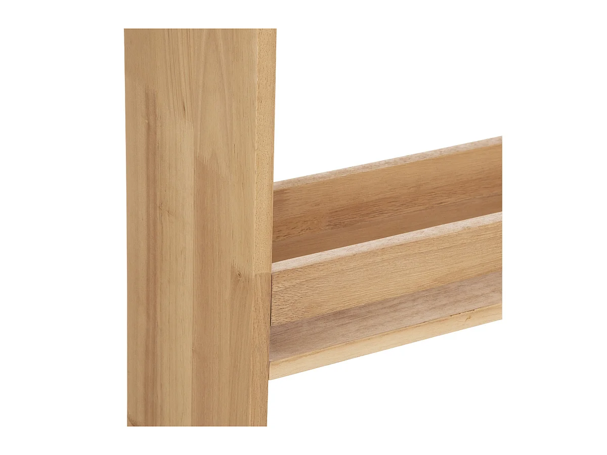 Étagère bibliothèque en bois marron 100x58,5x18,5cm