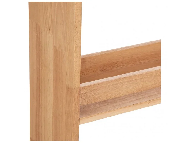Étagère bibliothèque en bois marron 100x58,5x18,5cm