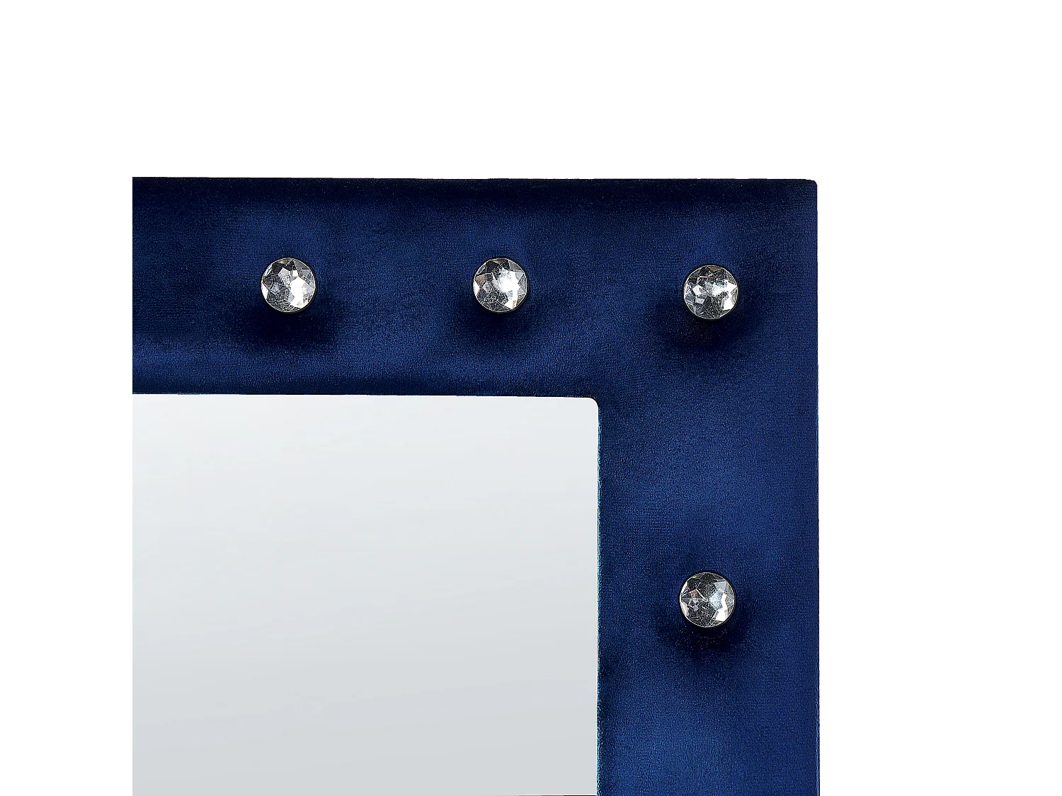 Miroir sur pied ANSOUIS 150 cm Velours Bleu marine
