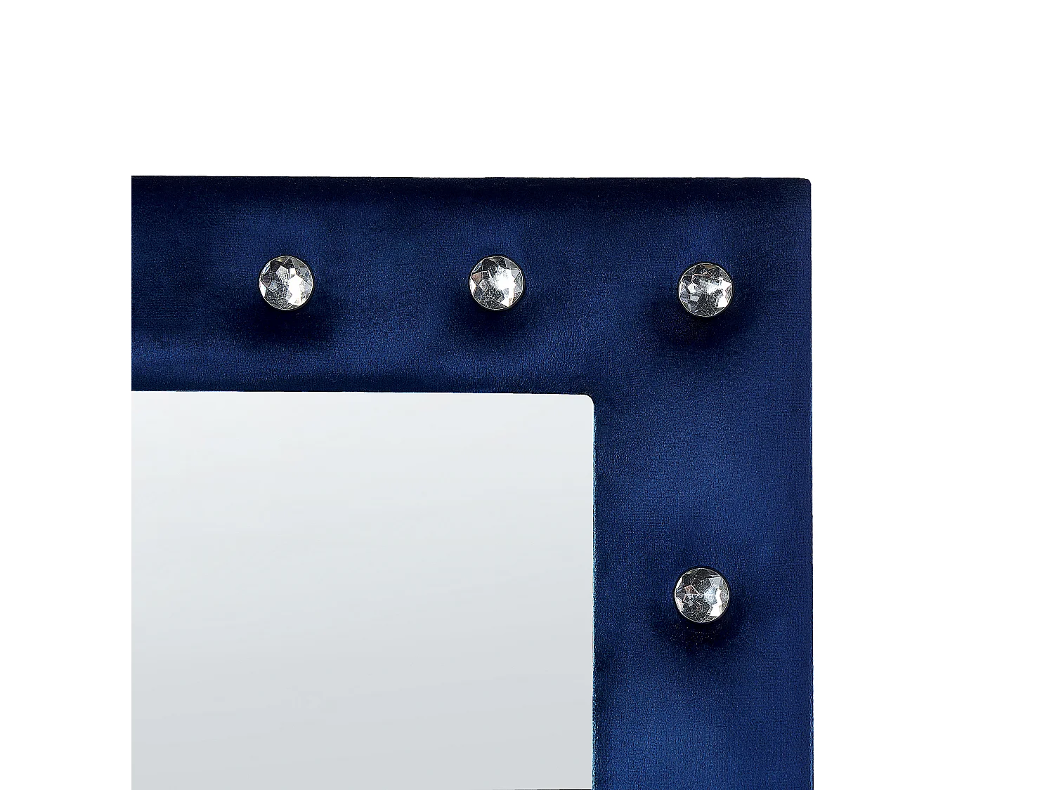 Miroir sur pied ANSOUIS 150 cm Velours Bleu marine