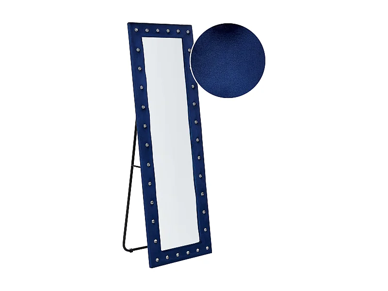 Espejo de pie ANSOUIS 150 cm Terciopelo Azul marino
