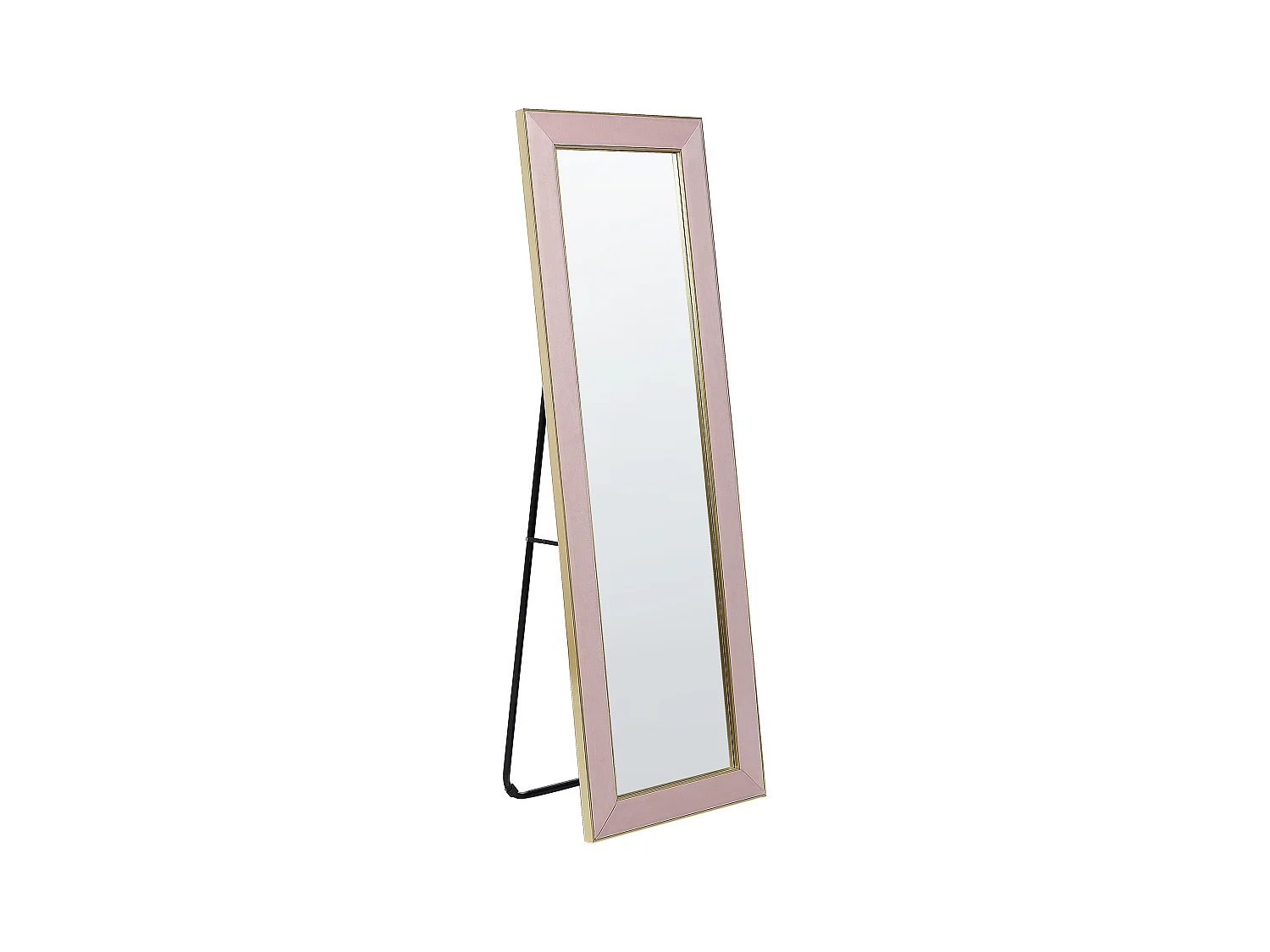 Staande spiegel LAUTREC 150 cm Fluweel Roze