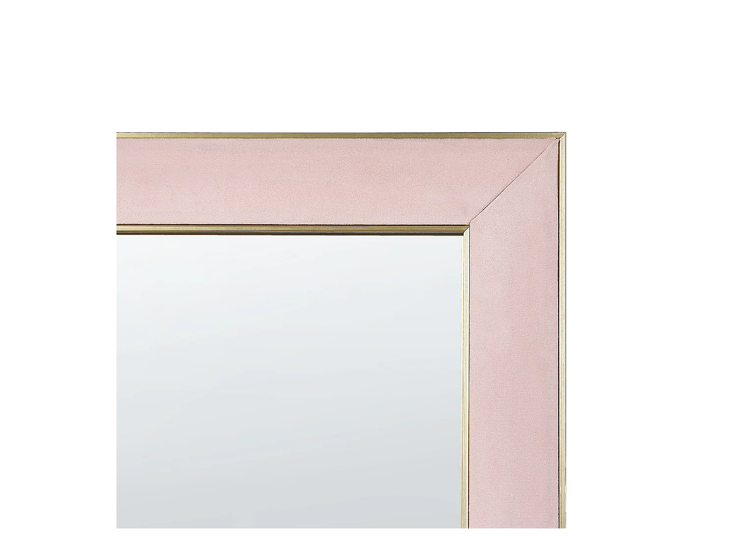 Staande spiegel LAUTREC 150 cm Fluweel Roze