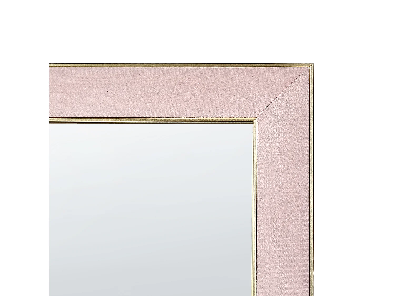Miroir sur pied LAUTREC 150 cm Velours Rose