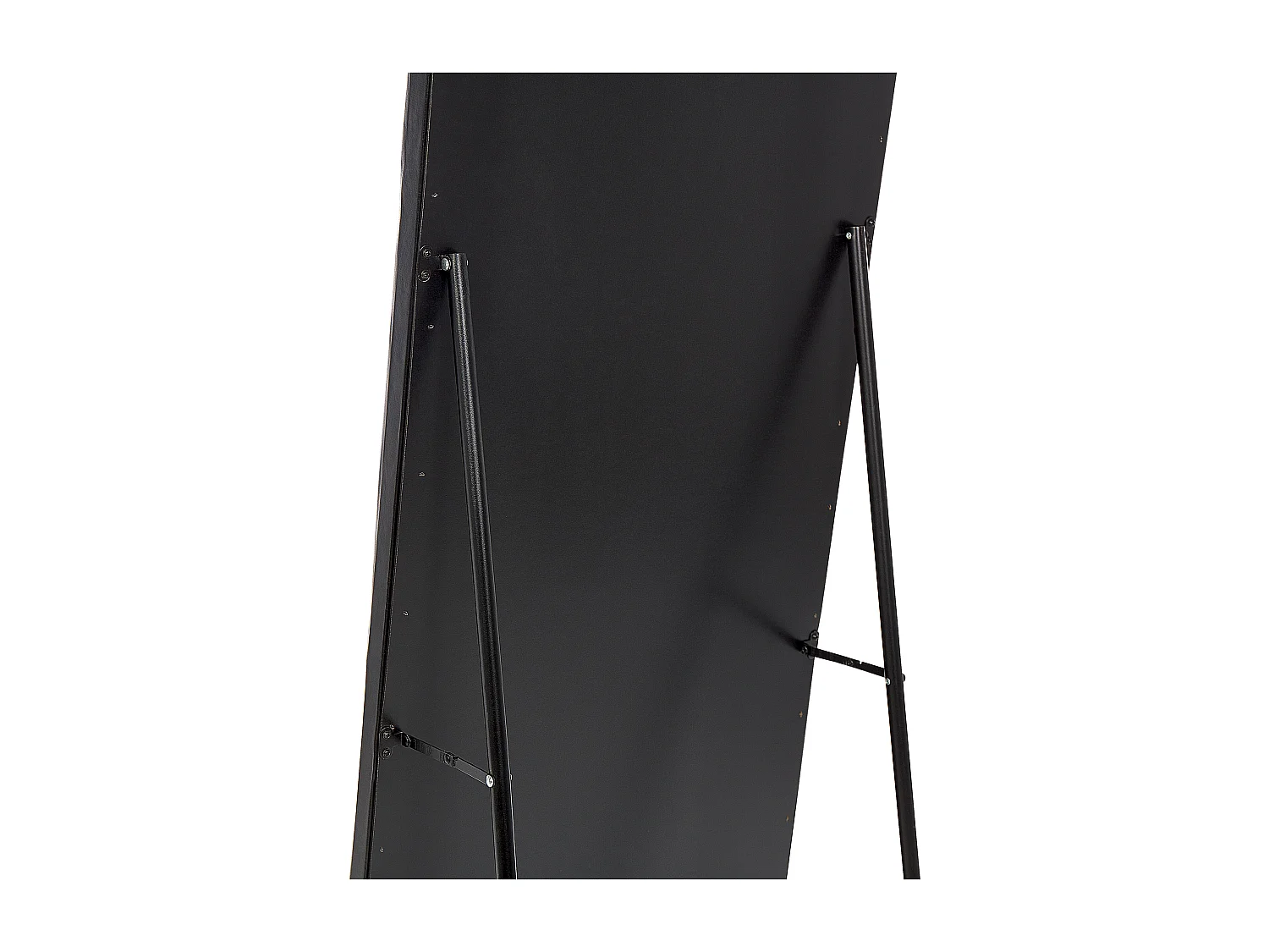 Miroir sur pied ANSOUIS 150 cm Cuir PU Noir