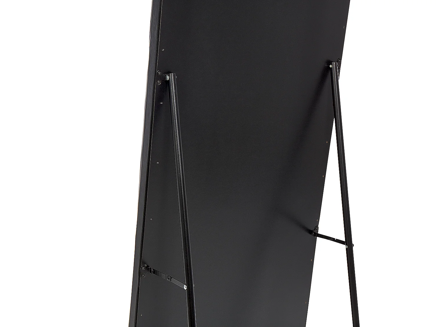 Miroir sur pied ANSOUIS 150 cm Cuir PU Noir
