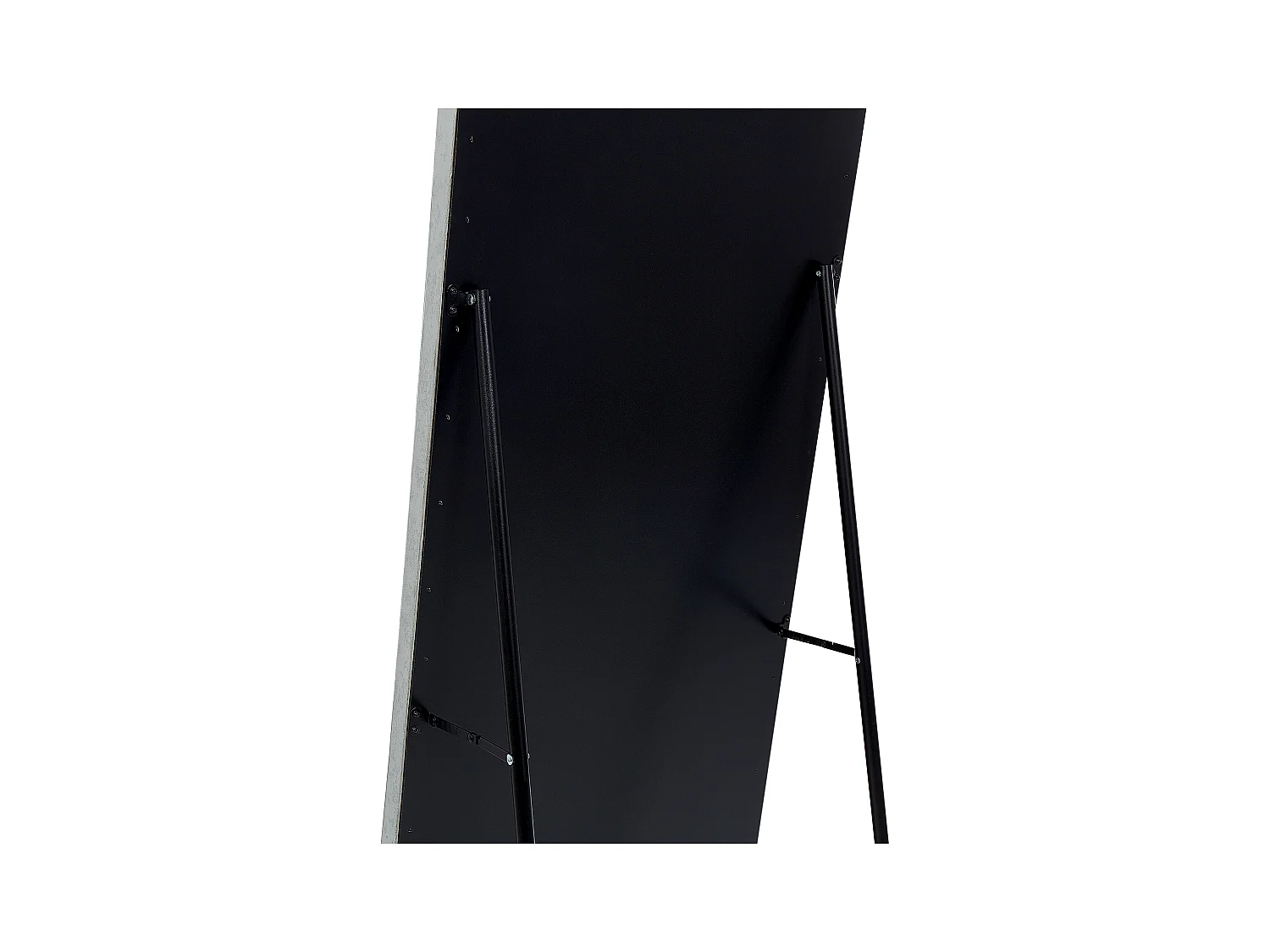 Specchio da terra LOCRONAN 150 cm Pelle sintetica Grigio chiaro