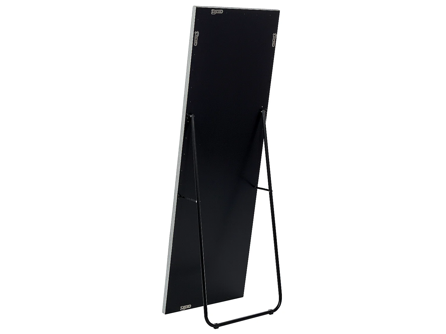 Standing Mirror LOCRONAN 150 cm Faux Leather Light Grey