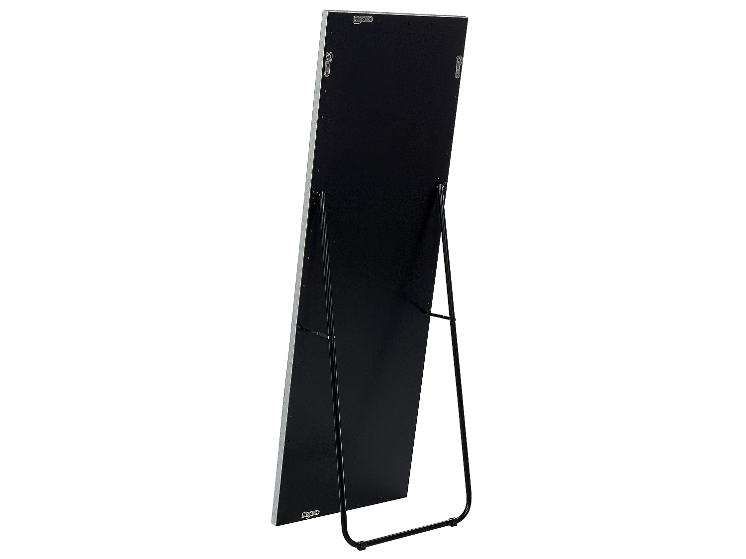 Miroir sur pied LOCRONAN 150 cm Cuir PU Gris clair