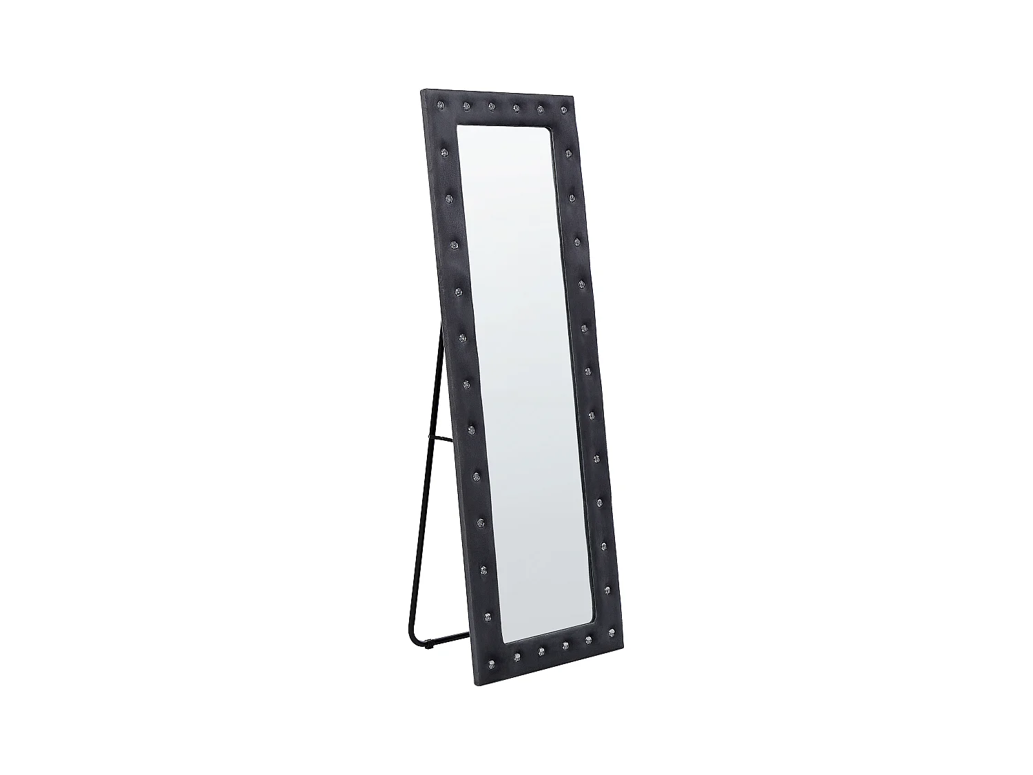 Miroir sur pied ANSOUIS 150 cm Velours Gris foncé